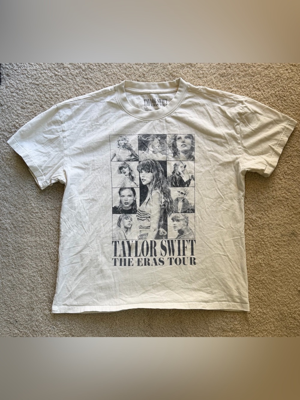 Official Taylor Swift The Eras Tour Photo Collage Tour Tee Size L